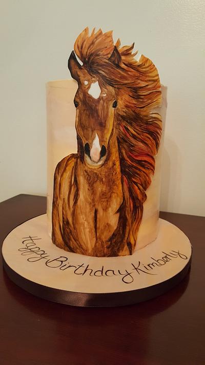 Painted Horse  - Cake by Tracy