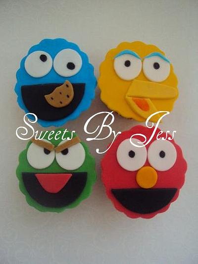 Sesame Street cupcake toppers - Cake by Jess B