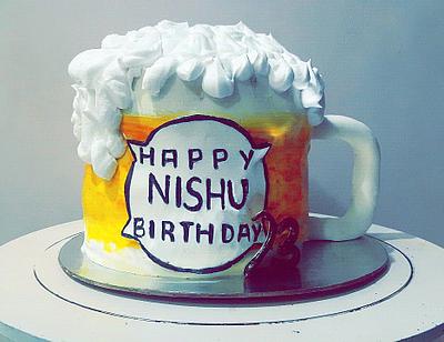 Beer mug cake - Cake by Juhi goyal