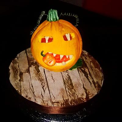 hungry pumpkin - Cake by Gabriella Luongo