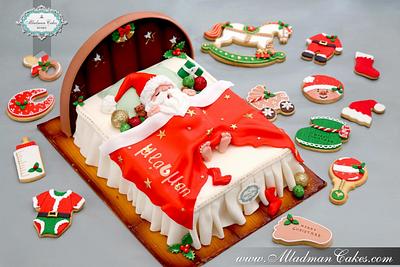 Sleeping Santa Claus Cake - Cake by MLADMAN
