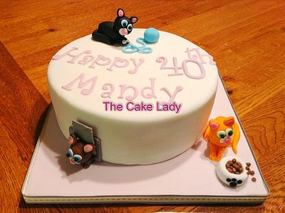 For the love of cats - Cake by Louise Hayes