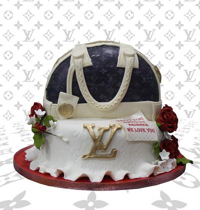 LV Bag Cake - Cake by MsTreatz