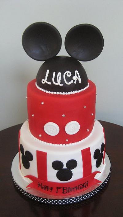 Mickey Mouse - Cake by Jillin25