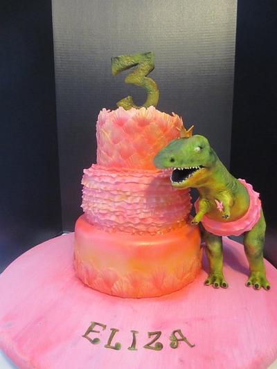 Princess T-Rex - Cake by JulieFreund