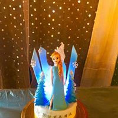 Elsa Cake - Cake by GiggleBellies
