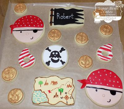 Pirate Cookies - Cake by Sugar Sweet Cakes