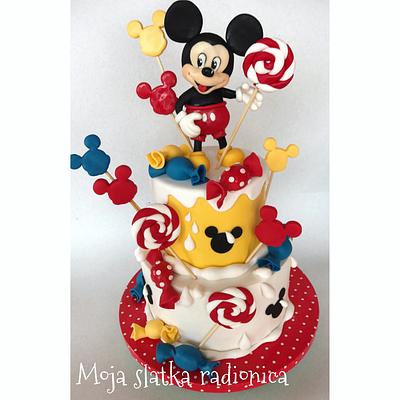 Mickey Mouse cake - Cake by Branka Vukcevic