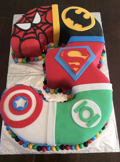 Super hero cake - Cake by Ray Walmer