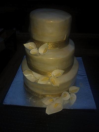 One of my first wedding cakes!! - Cake by Ms.K Cupcakes