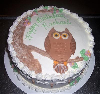 Owl Birthday Cake - Cake by BettyA