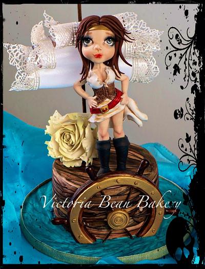 Pirate-Tess - Cake by VictoriaBean