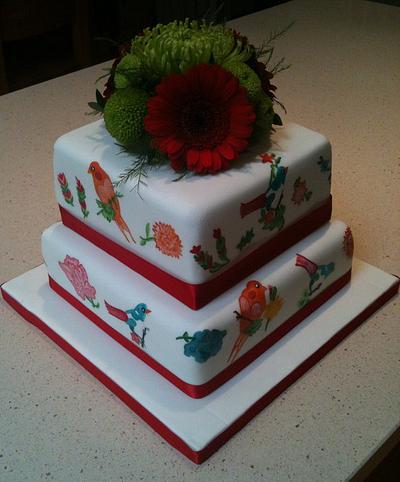 Painted Cake (LVCC) - Cake by Caroline's Cake Co