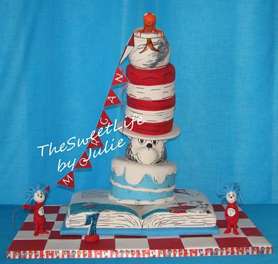 Cat in the Hat cake - Cake by Julie Tenlen