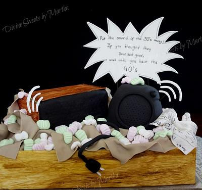 Happy 40th Birthday!  - Cake by Martha Chirinos Teruel