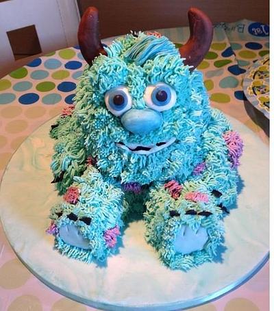 monster's inc Sully cake 3d - Cake by elaine