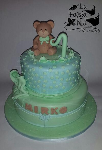 Mirko ' s First Birthday  - Cake by Ale