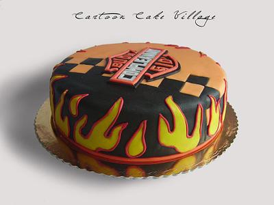 Harley cake - Cake by Eliana Cardone - Cartoon Cake Village