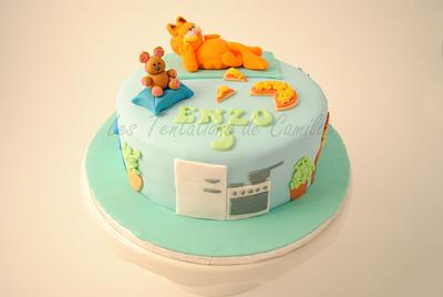 Garfield - Cake by Les Tentations de Camille