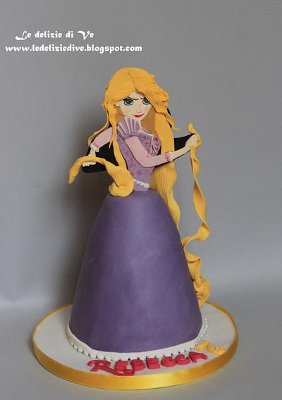Tangled  dress cake - Cake by le delizie di ve