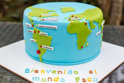 Mapamundi Cake - Cake by Dulce Delirio