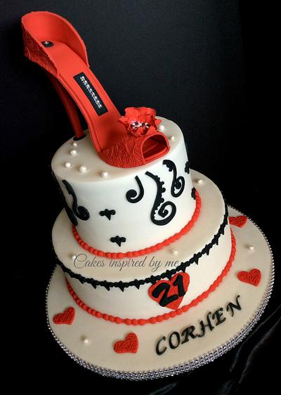Shoe cake - Cake by Cakes Inspired by me