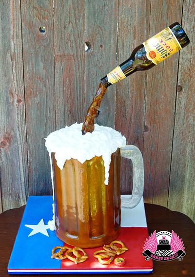 Texas Pride Sweet Style Collab -- Shiner Bock - Cake by Cakes ROCK!!!  