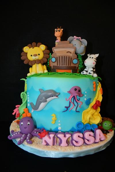 Safari and Under The Sea - Cake by Phey