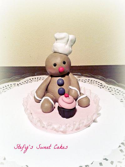 Gingerbread Man Tutorial - Cake by Stefania