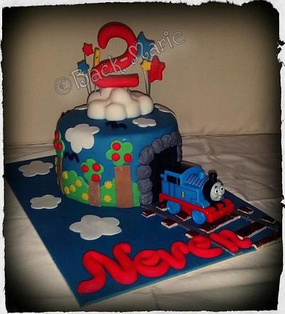 Thomas the train Cake  - Cake by Back-Marie 