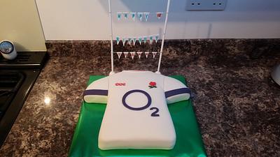 England Rugby Shirt Cake - Cake by Sugar Chic