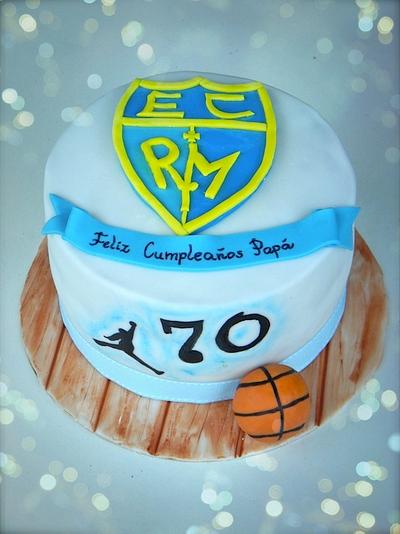 Basketball Bday Cake - Cake by Dessertlandia