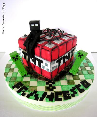 Minecraft cake  - Cake by Torte decorate di Stefy by Stefania Sanna
