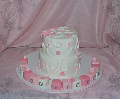 Christening cake - Cake by The Custom Piece of Cake