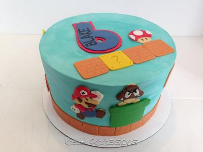 Super Mario Birthday Cake - Cake by Morgan