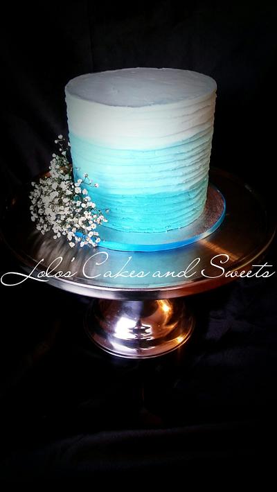Ombred Mini Wedding - Cake by Lolo's Cakes and Sweets