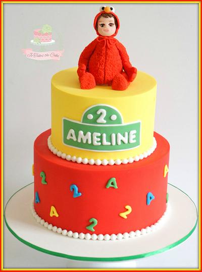 Baby Elmo - Cake by Jo Finlayson (Jo Takes the Cake)