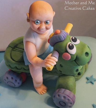 Dino Walker No 1 Cake - Cake by Mother and Me Creative Cakes