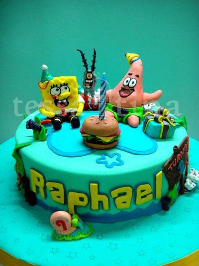 Spongebob Cake - Cake by tessatinacakes