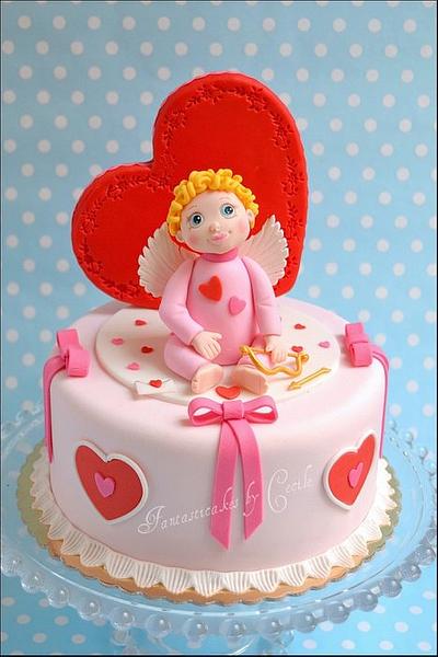 Valentine Cake - Cake by Cecile Crabot