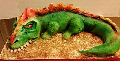 goofy dinosaur - Cake by Kayotic Konfections 