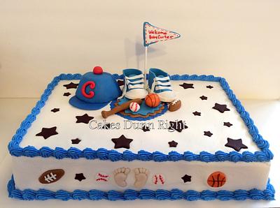 Sports Baby Cake - Cake by Wendy