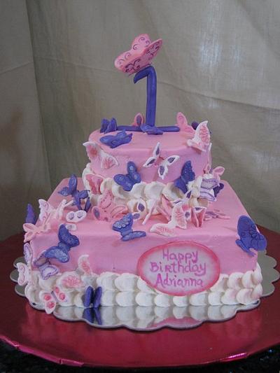 "Happy Birthday Adrianna" - Cake by Lizzie