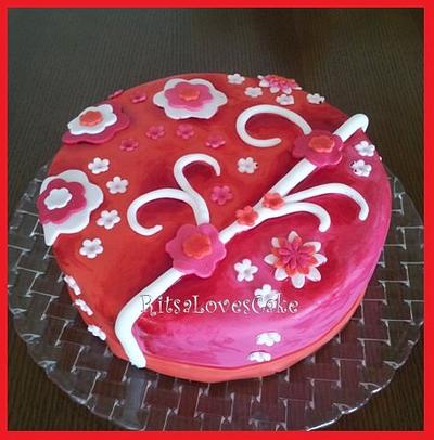 Red Pink - Cake by Ritsa Demetriadou