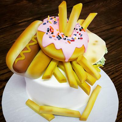 junk food cake! - Cake by breyanne