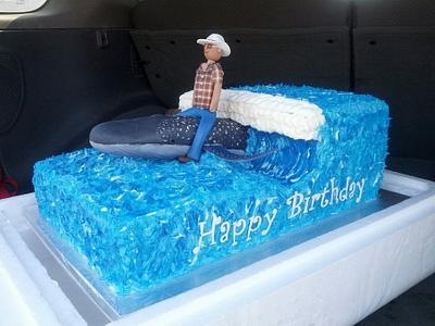 Riding Waves Birthday Cake - Cake by JB