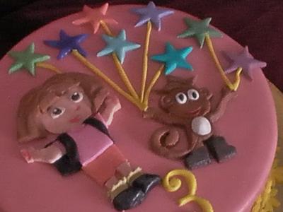 Dora 3rd Birthday  - Cake by Sugarart Cakes