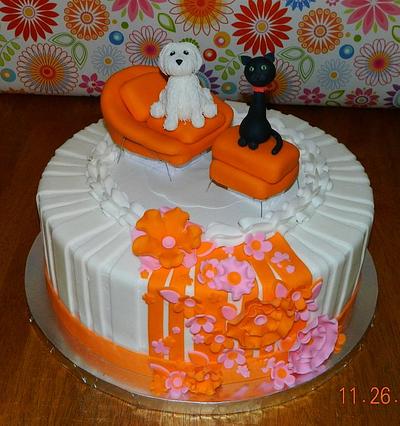 A few of the birthday girl's favorite things.... - Cake by Maureen