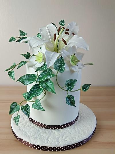 Exsotic lilies - Cake by Katya