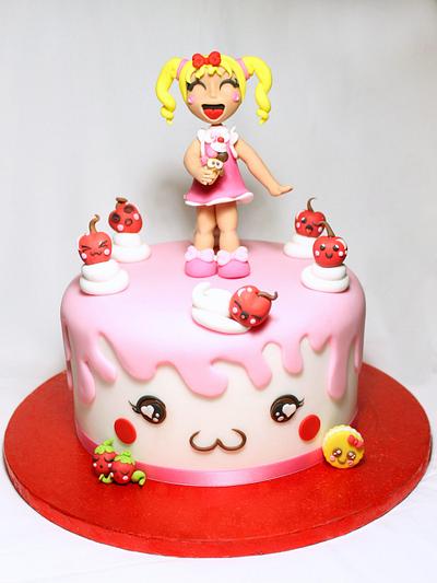 Complete Tutorial Kawaii Doll Cake Topper  - Cake by Isabella Coppola 